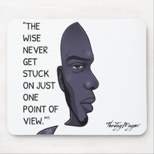 "Wise" Mouse Mat