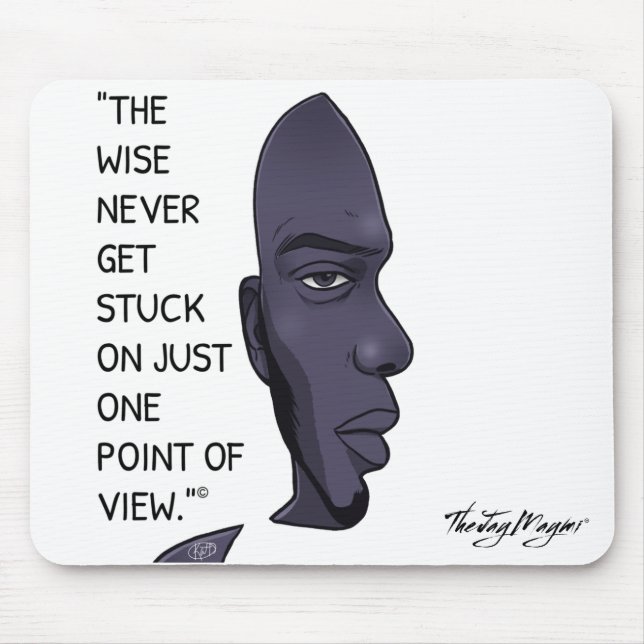 "Wise" Mouse Mat (Front)