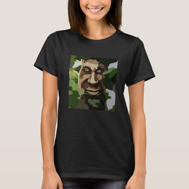 Wise Mystical Mythical Tree Oak Funny Design Meme  T-Shirt (Front)