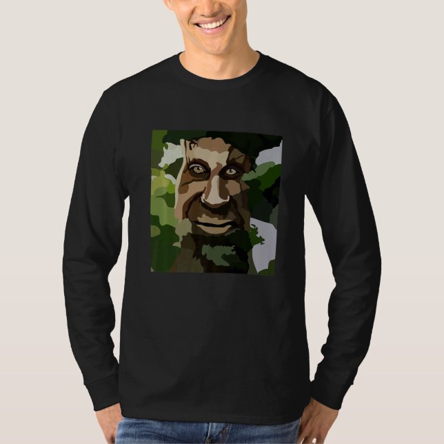 Wise Mystical Mythical Tree Oak Funny Design Meme  T-Shirt (Front)