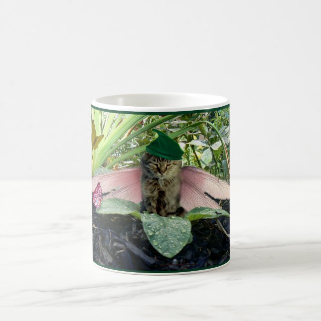 Wise Old Cat Elf Mug (Center)