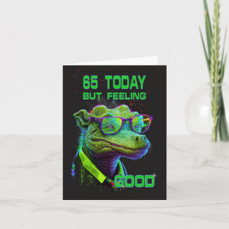Wise old dragon,  65th birthday card