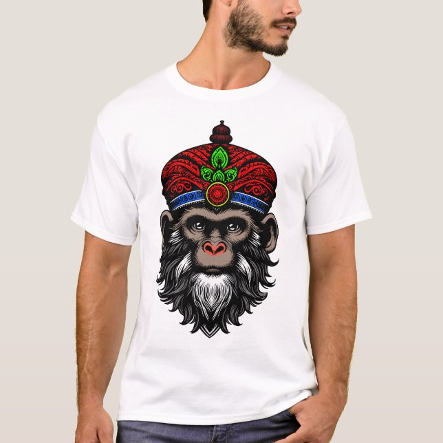 Wise Old Monkey T-Shirt (Front)
