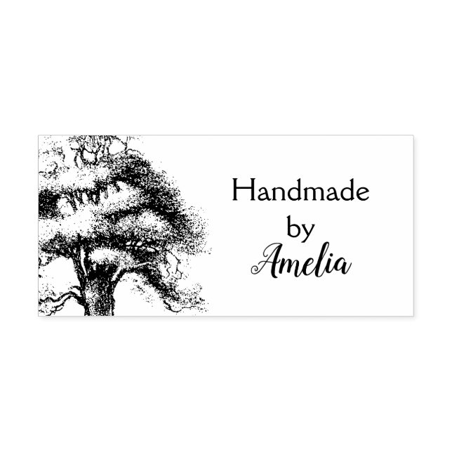 Wise Old Oak Handmade by Rubber Stamp (Imprint)
