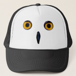 Wise Old Owl Eyes Trucker Hat