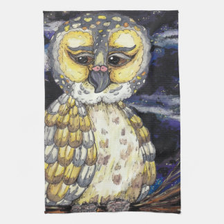Wise Old Owl Kitchen Towel