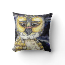 Wise Old Owl Pillow