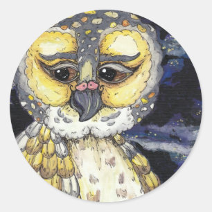 Wise Old Owl Stickers