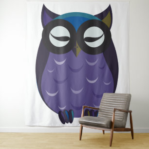 Wise Old Owl Tapestry