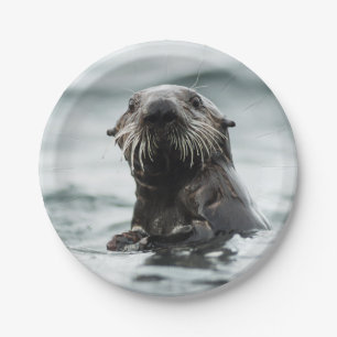 Wise Otter Paper Plate