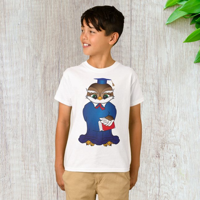 Wise Owl Graduation Cute Scholar Bird  T-Shirt (Creator Uploaded)