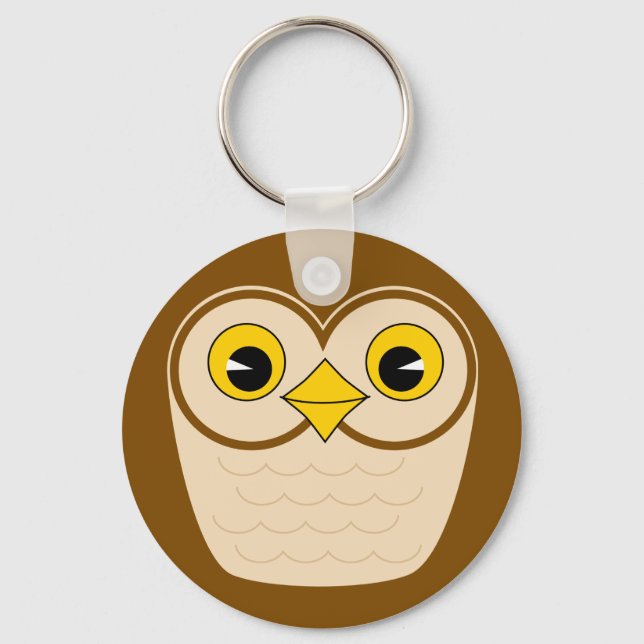 Wise owl key chain (Front)