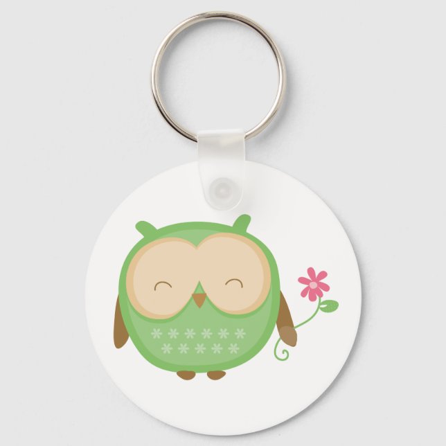 Wise Owl Key Ring (Front)