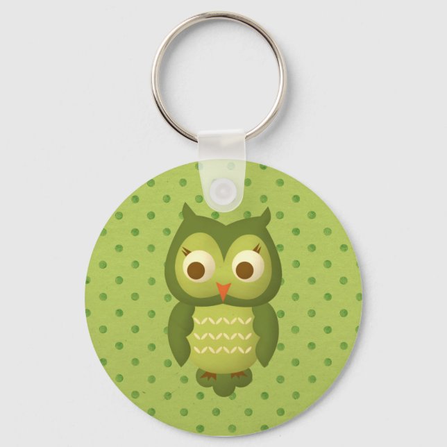Wise Owl Key Ring (Front)