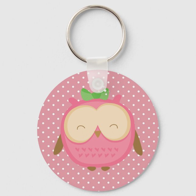 Wise Owl Key Ring (Front)