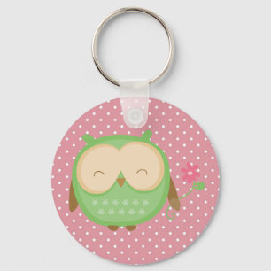 Wise Owl Key Ring