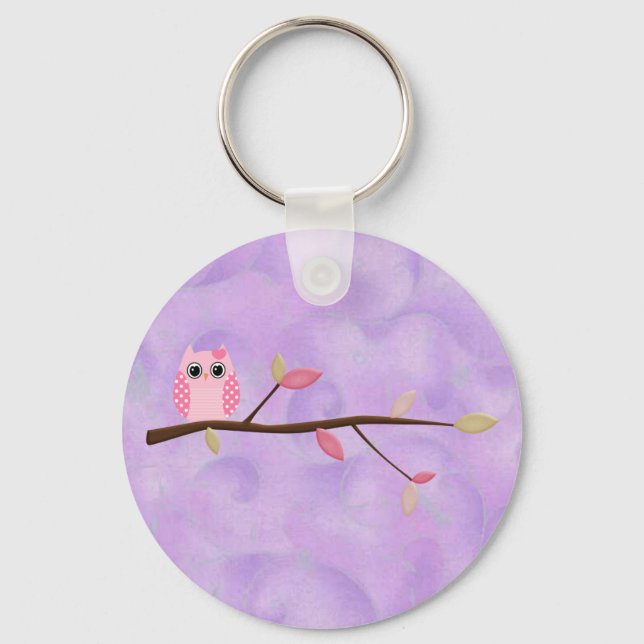 Wise Owl Key Ring (Front)