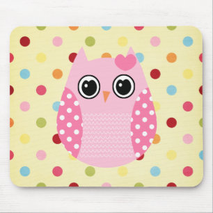 Wise Owl Mouse Mat
