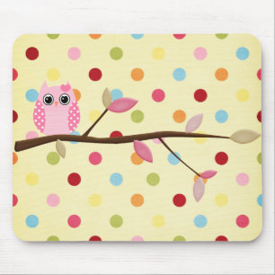 Wise Owl Mouse Mat