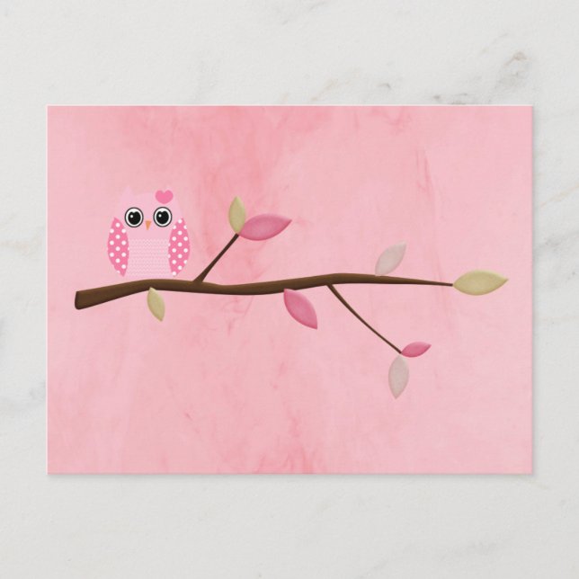 Wise Owl Postcard (Front)