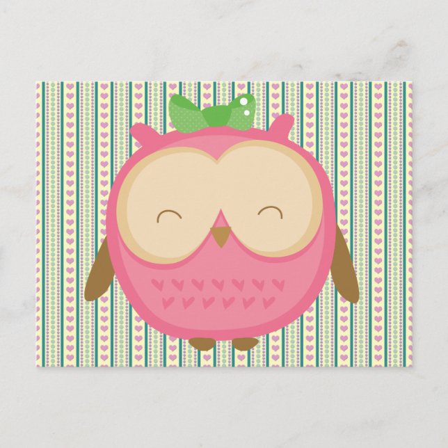 Wise Owl Postcard (Front)