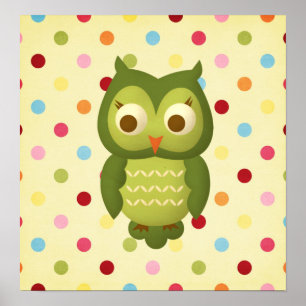 Wise Owl Poster