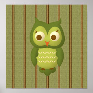 Wise Owl Poster