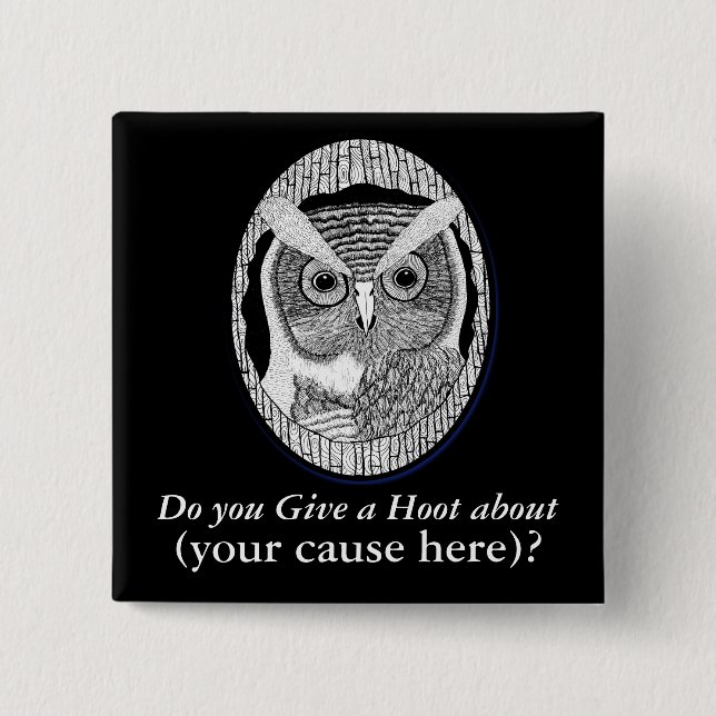 Wise Owl Support Badge (Front)