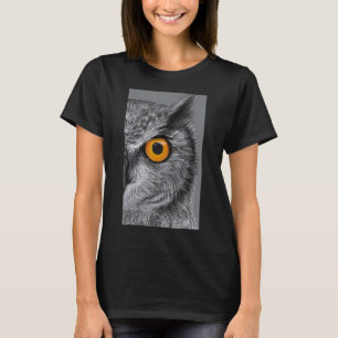 Wise Owl unique artist design print, real painter' T-Shirt