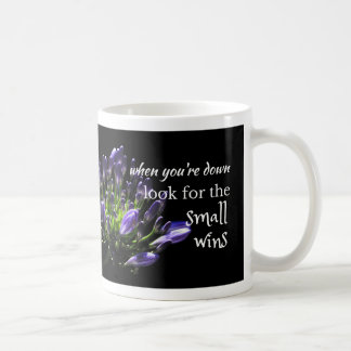 Wise quote - look for the small wins coffee mug