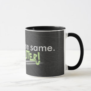 Wise quote on black chalkboard mug