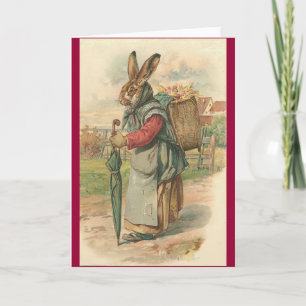 Wise Rabbit Easter Card
