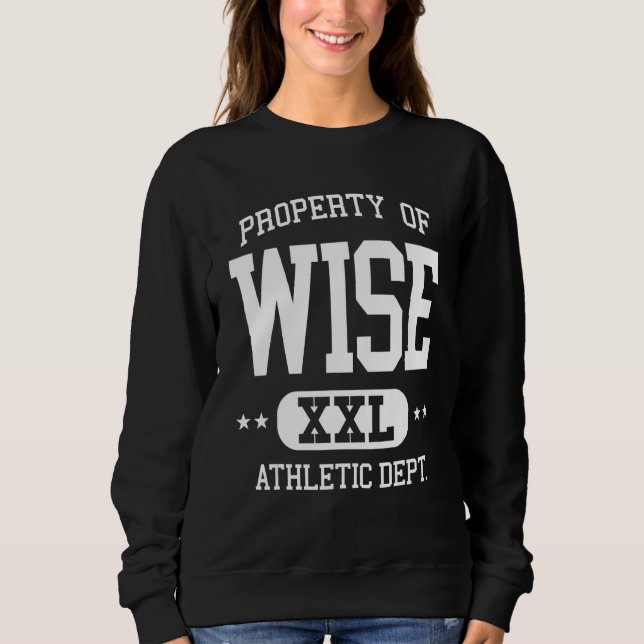 Wise Retro Athletic Property Dept Sweatshirt (Front)