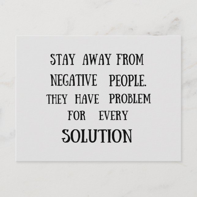 wise saying about life postcard (Front)