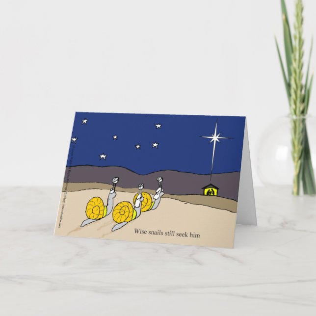 Wise Snails Holiday Card (Front)