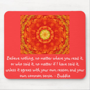 Wise Words of Wisdom from the Buddha quote Mouse Mat