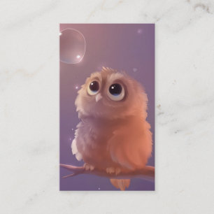 Wise Young Owl Business Card