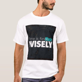 Wisely - dark blue grunge texture T-Shirt