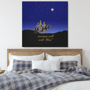 Wisemen Still Seek Him Christmas Canvas Print