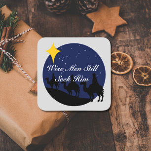 Wisemen Still Seek Him Star Christmas Sticker