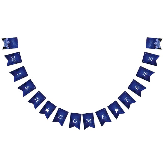 Wish Come True Night Sky Wishing Star Bunting (All)