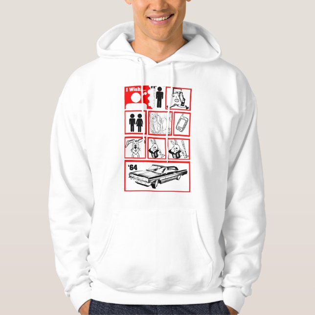 wish i was taller Hoodie (Front)