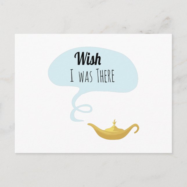 Wish I Was There Postcard (Front)