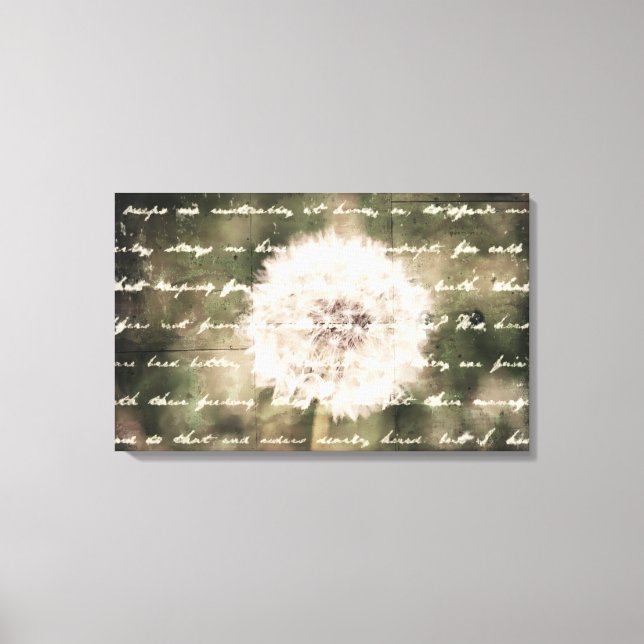 Wish Inspiration Canvas Print (Front)