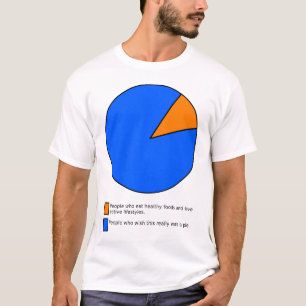 Wish It Was Pie Chart Funny Shirt