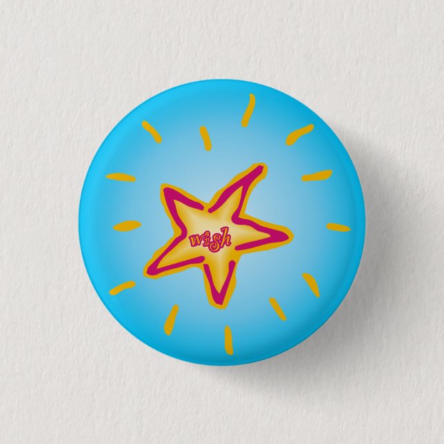 Wish on a Star Button (Front)