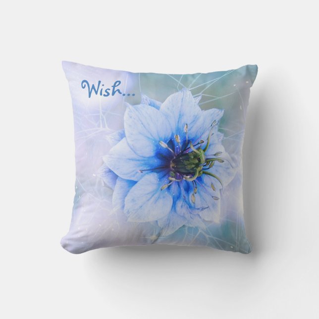 Wish Pillow with White Back (Front)