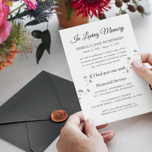 Wish Seeds: A Heartwarming Celebration of Life Invitation