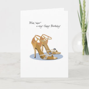 Wish Shoe Birthday Card