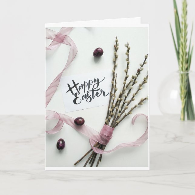 WISH THIS WAS IN PERSON "HAPPY EASTER" HOLIDAY CARD (Front)
